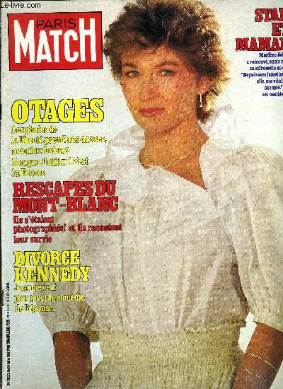 PARIS MATCH N 1654 - Marlne Jobert : depuis que je suis mre, ma vitalit a dculp, Maurice Schumann parle toujours aux Franais, quarante ans aprs par Philippe Bouvard, Serge Lama, ce sducteur malgr lui, n'est qu'une mnagre clibataire, Amanda