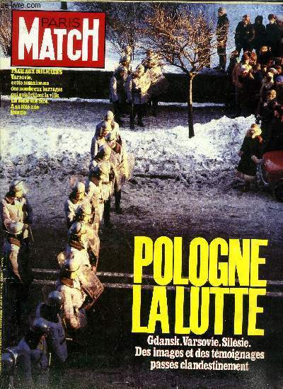PARIS MATCH N 1701 - Myriam est monte au sommet en enlevant le bas, Bernard Lavilliers, l'amour en plus avec Lisa, Dalida faut-il la nationaliser ?, Anne Parillaud lue par Delon, Nathalie Baye : un mec de charme dit Truffaut, Christine Ockrent commence