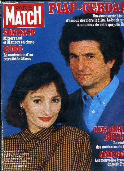 PARIS MATCH N 1768 - Andrew : ses cinq jours de permission a La Barbade ont scandalis la Reine, Ricardo Bofill ne construira jamais la cit qu'il a dans la tte par Philippe Bouvard, Franois Bobet : je veux continuer l'oeuvre de Louison, Sophie Marceau