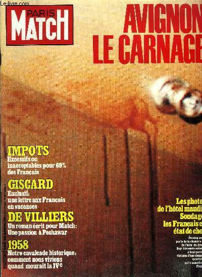 PARIS MATCH N 1786 - Rainier de Monaco : en valsant avec Caroline, il rapprend a sourire, Vronique et Davina : en vacances, les prtresses de la gymtonic ont aussi leurs fidles, Julien Clerc : je suis timide mais j'aime les femmes, Philippe de Broca