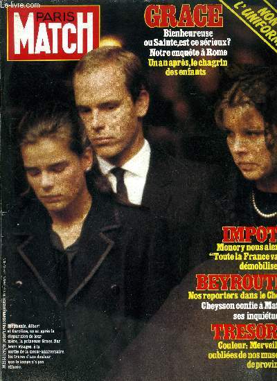 PARIS MATCH N 1792 - Eddy Mitchell : a 40 ans, je prends le temps d'tre un papa gateau, Sydney Lawford : le clan Kennedy se reforme pour son mariage, Herv Bazin : j'ai mis des annes a aimer les femmes, Jessica Lange : la nouvelle star de Hollywood
