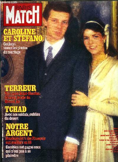 PARIS MATCH N 1807 - Jacques Villeret : on peut tre sduisant sans tre beau, Gina Lollobrigida : a 45 ans, Ursula est toujours mon plus beau modle, Ettore Scola : avec Le Bal, il raconte en chansons 50 ans de notre histoire, Sydne Rome : grace