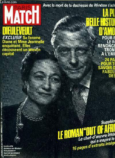 PARIS MATCH N 1928 - Les nouveaux riches au Japon, ils jettent l'argent par les fentres mais ils s'inquitent de l'avenir, Anouk Aimee : j'aurais tellement aim rencontrer un homme a 20 ans et l'aimer toujours, Jean Louis Trintignant : j'ai pris