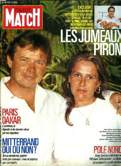 PARIS MATCH N 2017 - On tait bien polisson sous M. Labiche par Romi, Les vacanciers de la mer par Jean Michel Barrault, Margaret Thatcher : ma mre est sduite par Gorbatchev par Carol Tchatcher, Julien Clerc : papa au mois de mars, Michel Drucker