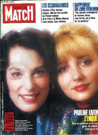 PARIS MATCH N 2053 - Y a-t-il encore un anti gaulliste en France ? par Jean Cau, Pauvre pouchkine par Patrice Bollon, John Lennon, le terrible rcit d'une dchance, un extrait du livre d'Albert Goldman, Est ce bien Michael Jackson ?, Bruce Willis