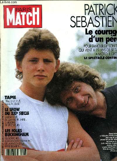 PARIS MATCH N 2148 - Hugo Pratt, l'homme qui a fait de la bd un art, le dernier Corto Maltese vient de paraitre et deux ouvrages vont sortir sur la mythologie de son hros par Jean Claude Zana, Les folies de Buckingham, les souvenirs cocasses de Malcolm