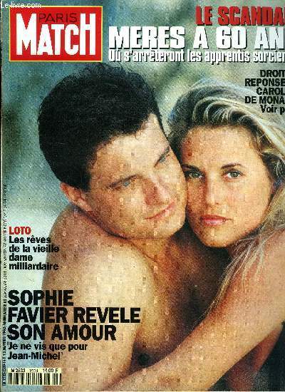 PARIS MATCH N 2329 - Sophie Favier : Jean Michel est la seule chose qui m'intresse et m'occupe toute ma vie, Cedric Pioline : avec mireille, notre coup de foudre tient du miracle, Jean Luc Delarue : il consacre ses courtes vacances a ses petits frres