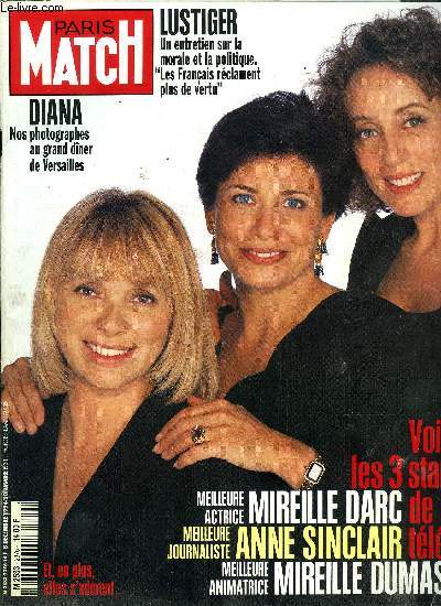PARIS MATCH N 2376 - Elena d'Espagne, l'infante annonce ses fianailles avec un agent de change, Nathalie Baye : elle nous reoit dans sa maison de la Creuse, Jean Charles de Castelbajac : j'pouse Alexandra en juillet, Thierry Lhermitte : je suis