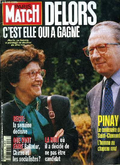PARIS MATCH N 2378 - Serge Lama : Michle est ma femme, ma maitresse et ma soeur, Rgine, vingt cinq ans aprs son mariage civil, un deuxime oui a la synagogue, Giorgio Armani, il accueille le Tout Hollywood pour une des plus belles soires du monde