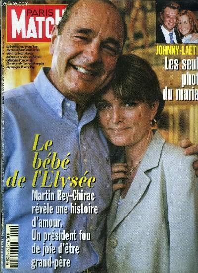 PARIS MATCH N 2445 - Carla Bruni : pour la premire fois de ma vie, je n'ai pas d'homme, Alain Afflelou et Alexandra Lorska : notre amour est une bataille gagne chaque jour, Oscars en rafale pour Mel Gibson, c'tait la 68e crmonie des oscars, Sharon