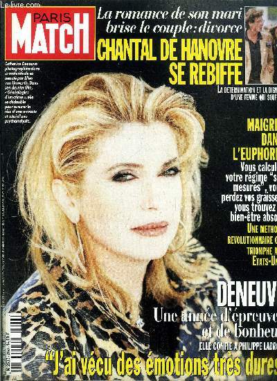PARIS MATCH N 2498 - Angelo Rinaldi - Yann Queffelec : une certaine ide de l'criture, Dieu a-t-il un avenir ?, Sandrine Bonnaire, Christian Lacroix exauce son rve d'enfance : devenir top model, La nuit inoubliable de Rostropovitch, symphonie de ttes
