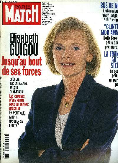 PARIS MATCH N 2534 - Les nouveaux pirates des mers du sud, Elton John, l'humour pour combattre les larmes, c'est la devise du prince pop, Marie Gillain, pour moi le cinma est une torture, Bus de nuit : embarquement pour l'angoisse, la peur rode