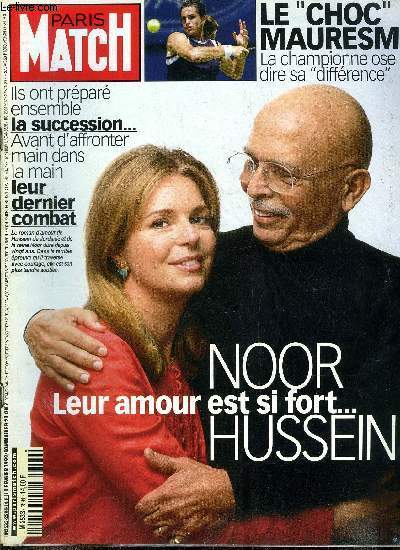 PARIS MATCH N 2594 - David Hockney, le monde est gay, Saddam Hussein : dans l'intimit d'un tyran, les rvlations d'un familier du dictateur, qui a fui l'Irak, Hussein et Noor de Jordanie : leur dernier combat, Amelie Mauresmo : coup de foudre
