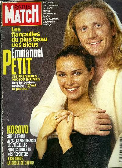 PARIS MATCH N 2604 - Honorez Balzac ! A l'occasion du bicentenaire de sa naissance, Max Gallo, Irne Frain, Jean Dutourd, Gonzague Saint Bris et Dominique Bona clbrent leur maitre a crire, Les galapagos : un paradis menac, Kosovo : avec ceux
