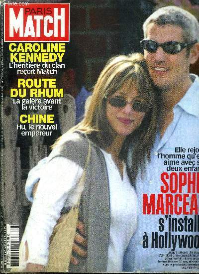 PARIS MATCH N 2792 - Route du rhum, Infortunes de mer par Marc Sich, Mare noire : la mer aussi est naufrage par Rgis Le Sommier, Isabelle et Alain Jupp : l'union fait leur force par Laurence Masurel, Sophie Marceau a la conqute de l'Ouest