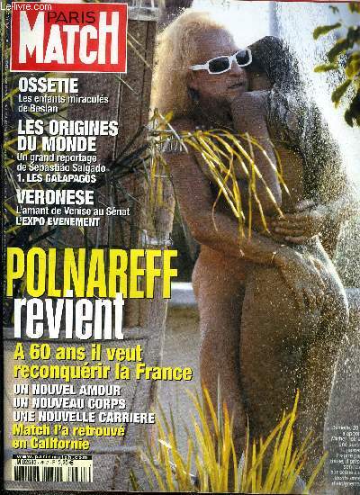 PARIS MATCH N 2887 - Irak-Afghanistan, l'Amrique dans le bourbier par Patrick Forestier, Beslan : retour de l'enfer par Claudine Vernier Palliez, Michel Polnareff : rsurrection par Jean Pierre Bouyxou, Sebastiao Salgado, Galapagos : aux origines