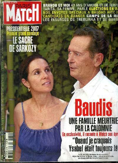 PARIS MATCH N 2906 - Le mur des martyrs : un nom pour spulture, la rvolte a Treblinka et a Sobibor par Jean Franois Chaigneau, Elections en Irak : rase campagne par Michel Peyrard, Dominique Baudis meurtri a vie par Elisabeth Chavelet, Haute couture
