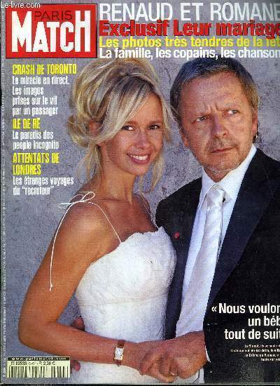 PARIS MATCH N 2934 - Toronto : miracle en direct par Michel Peyrard, Haroon Rashid Aswat : l'trange commis voyageur du terrorisme par Caroline Fontaine et Grgory Peytavin, Renaud et Romane : oui pour un bb ds ce soir par Thierry Schan, Provence