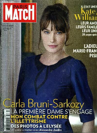 PARIS MATCH N 3232 - L'imitation a la Foly, Irina Brooks continue de grandir, Guillaume Musso, pourquoi a marche ?, Alain Bashung ressuscit par Grard Manset, Agns Obel et Anna Calvi : de bruit et de douceur, Axelle Red, une histoire d'hommes, Kenneth