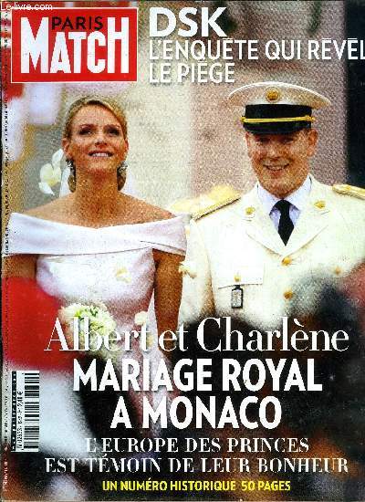 PARIS MATCH N 3242 - La critique d'Alain Spira, Tom Hanks l'acteur studieux, BD quel cas cet Edika !, Arles sur tous les fronts, Sa majest le loup, Ouverture de la nouvelle boutique Zgna, Albert et Charlne, mariage royal a Monaco, l'Europe des princes