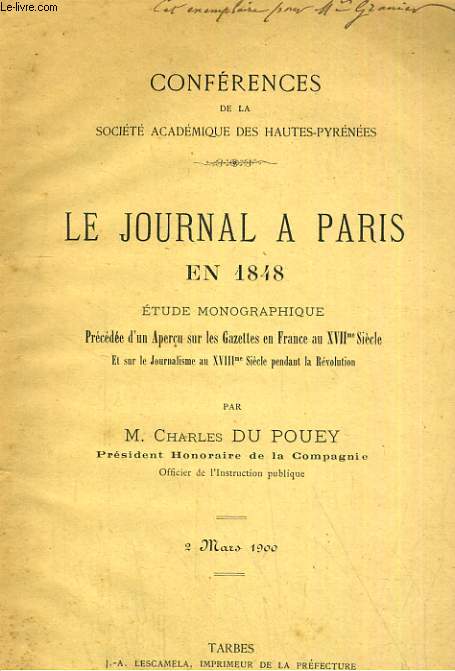 Le Journal  Paris en 1848