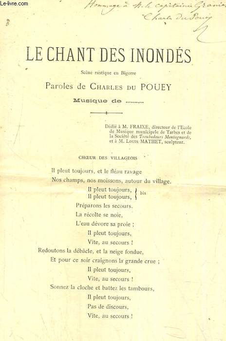 Le Chant des Inonds