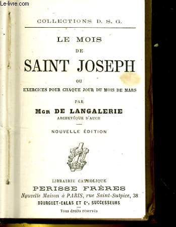 Le Mois de Saint Joseph