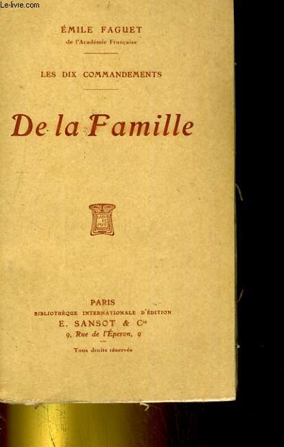 De la Famille