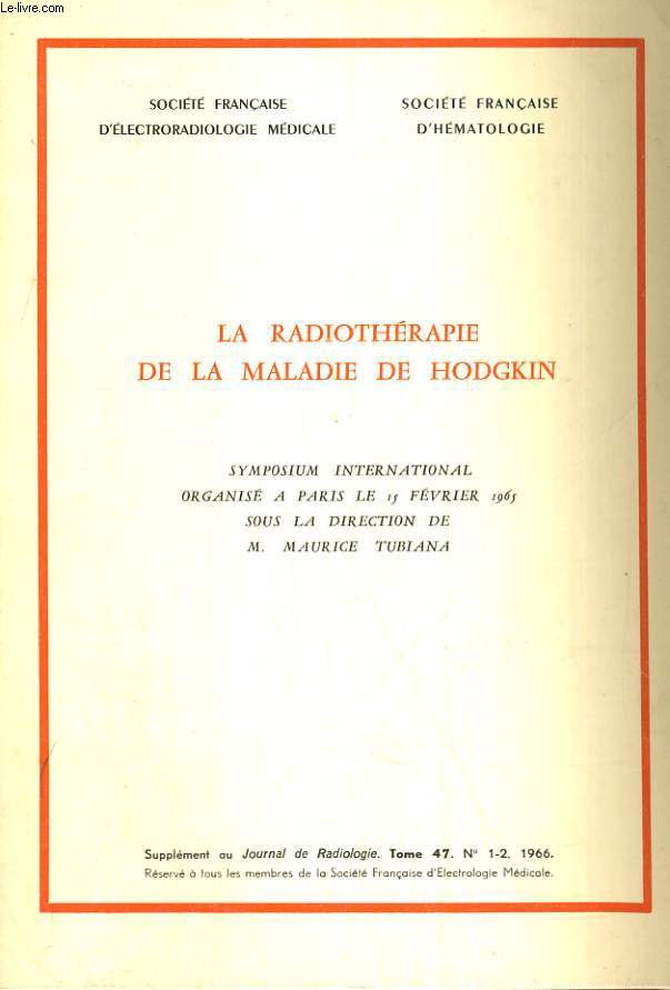 La radiothérapie de la maladie de Hodgkin