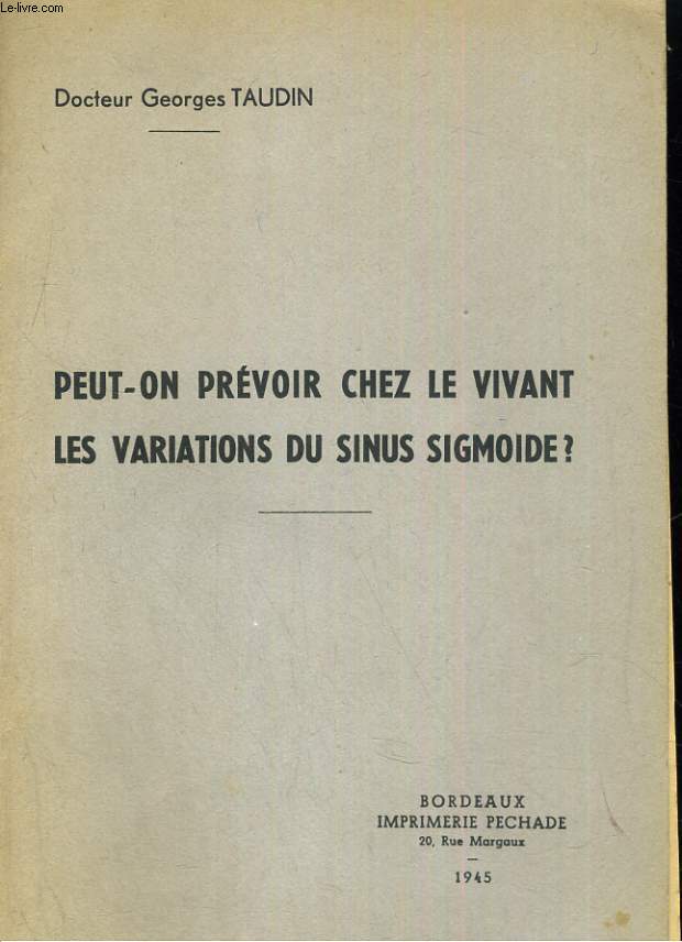 Peut-on prevoir chez le vivant les variations du sinus sigmoide?