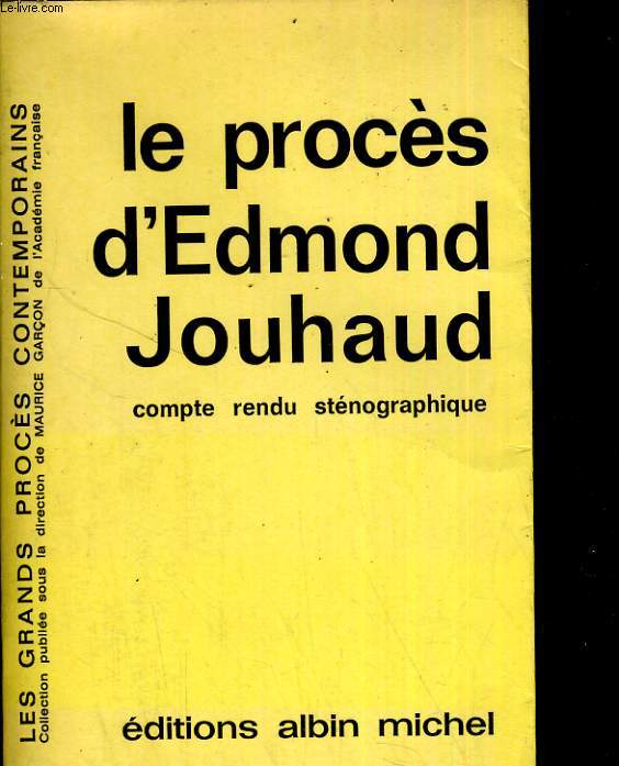 Le procs d'Edmond Jouhaud