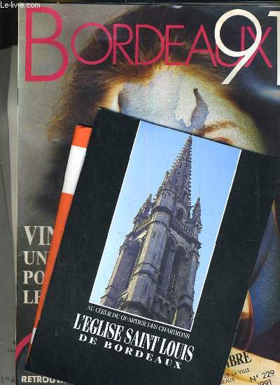 Ensemble de 15 documentations sur Bordeaux et sa rgion.