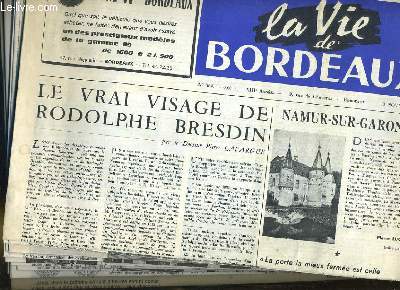 Lot de 14 journaux de La vie de Bordeaux