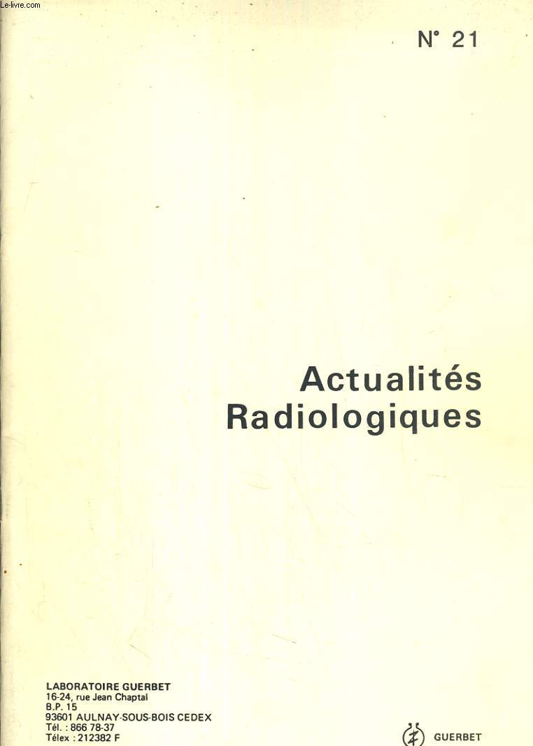 Actualités radiologiques n°21