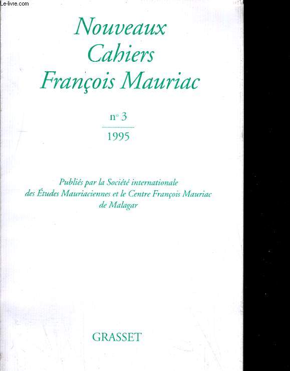 Nouveaux cahiers Franois Mariac N3
