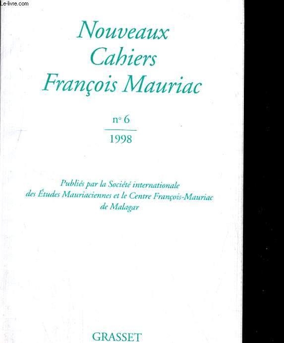 Nouveaux cahiers Franois Mauriac n6.