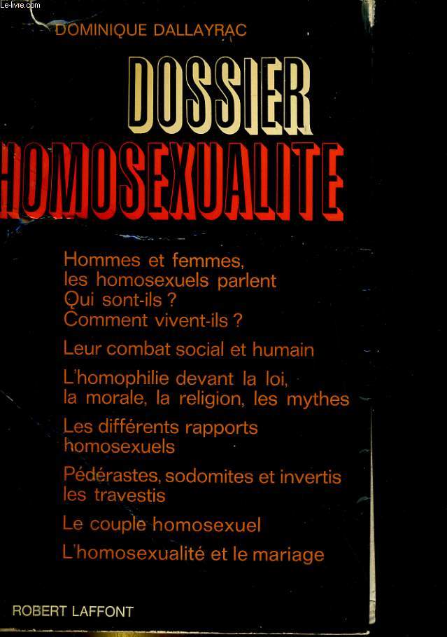 Dossier homosexualit