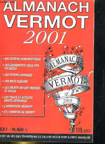 Almanach Vermot 2001