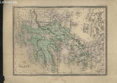 Carte de l'Etat de Grce.
