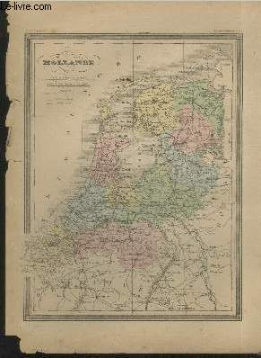Carte de la Hollande