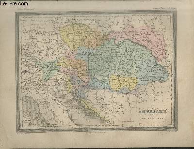 Carte de l'Autriche (Empire Austro-Hongrois).