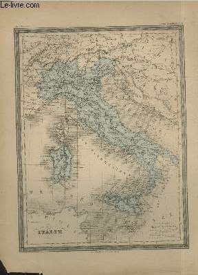 Carte de l'Italie.