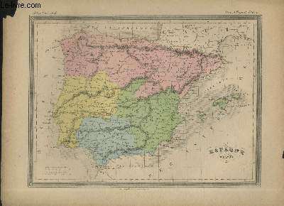 Carte de l'Espagne Ancienne