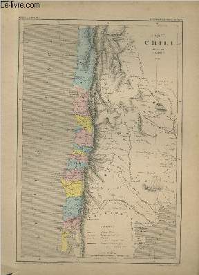 Carte du Chili, dresse par Barbot.