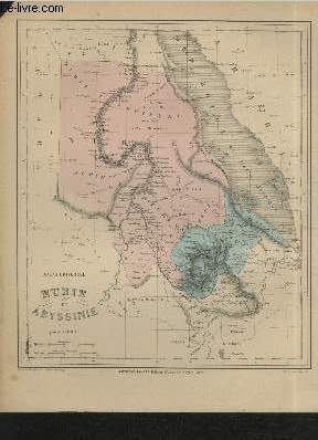 Carte de la Nubie et de l'Abyssinie