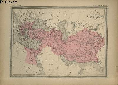 Carte de l'Empire et des Expditions d'Alexandre.