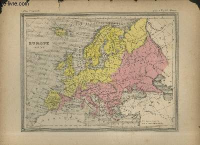 Carte de l'Europe Physique.