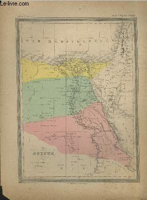 Carte d'Egypte