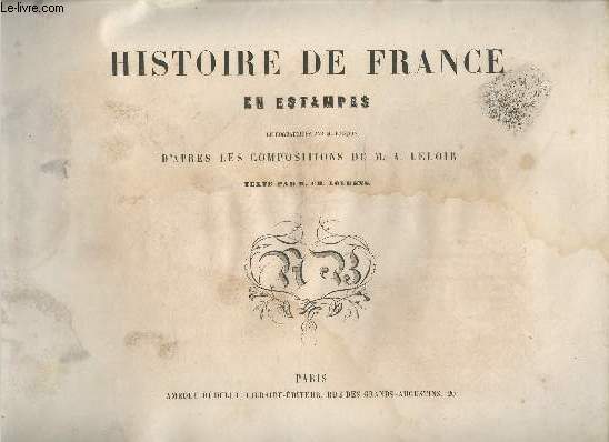 Histoire de France en estampes.