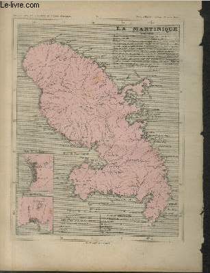 Cartes de La Martinique, des les de la Nouvelle-Caldonie, des les St-Pierre-et-Miquelon et de l'le de Terre-Neuve.